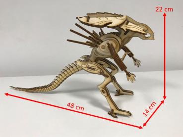 Alien Queen (Xenomorphen) als 3D Modell - Abmessungen